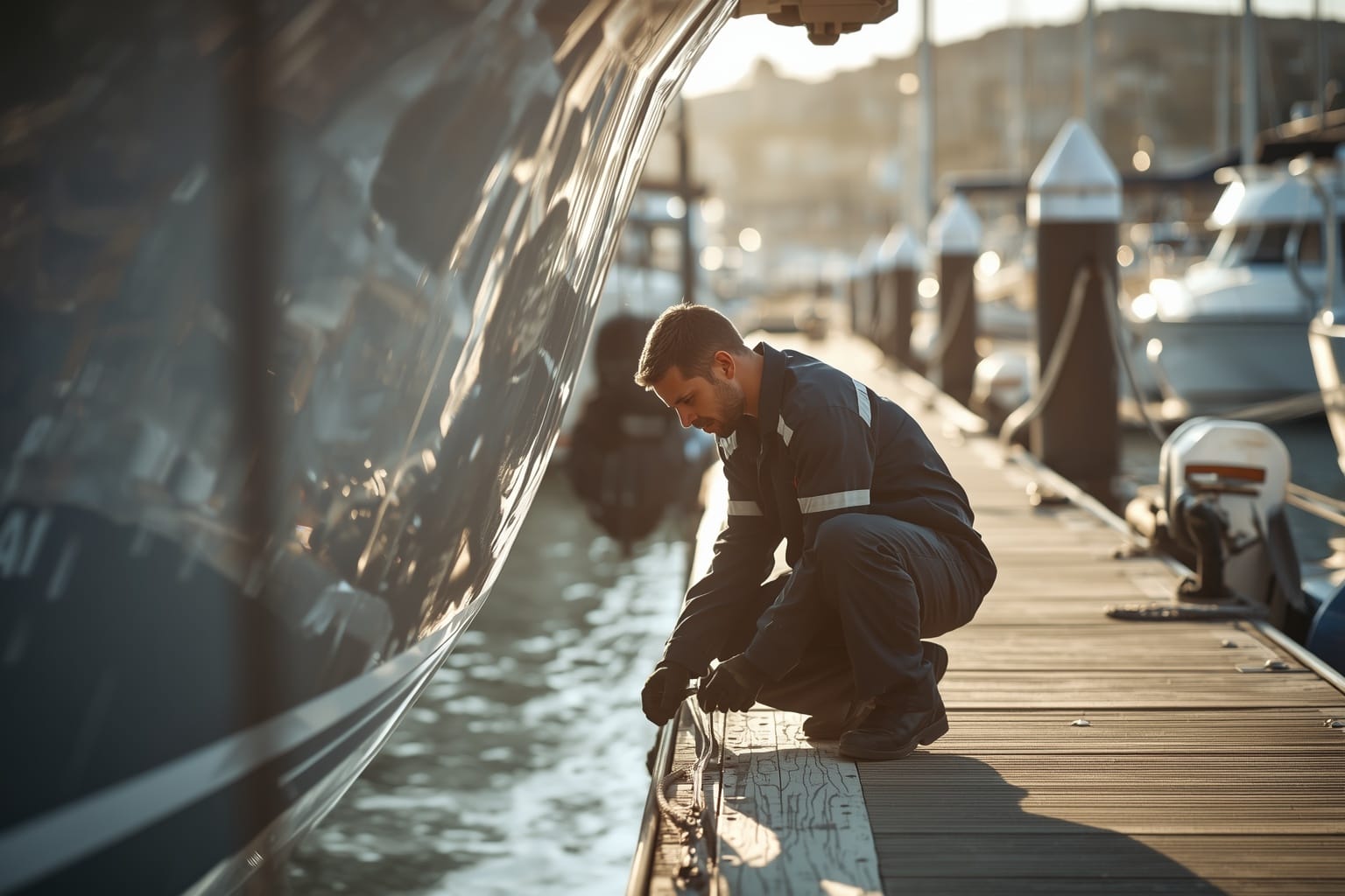 Technicien nautique Glenwick Valley — entretien bateau Marseille