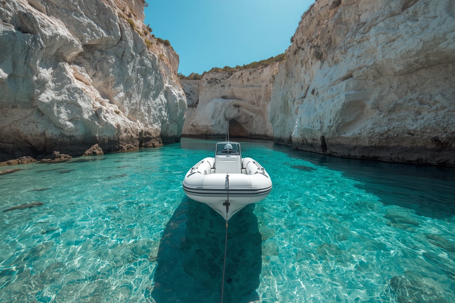 Location semi-rigide Marseille — calanques